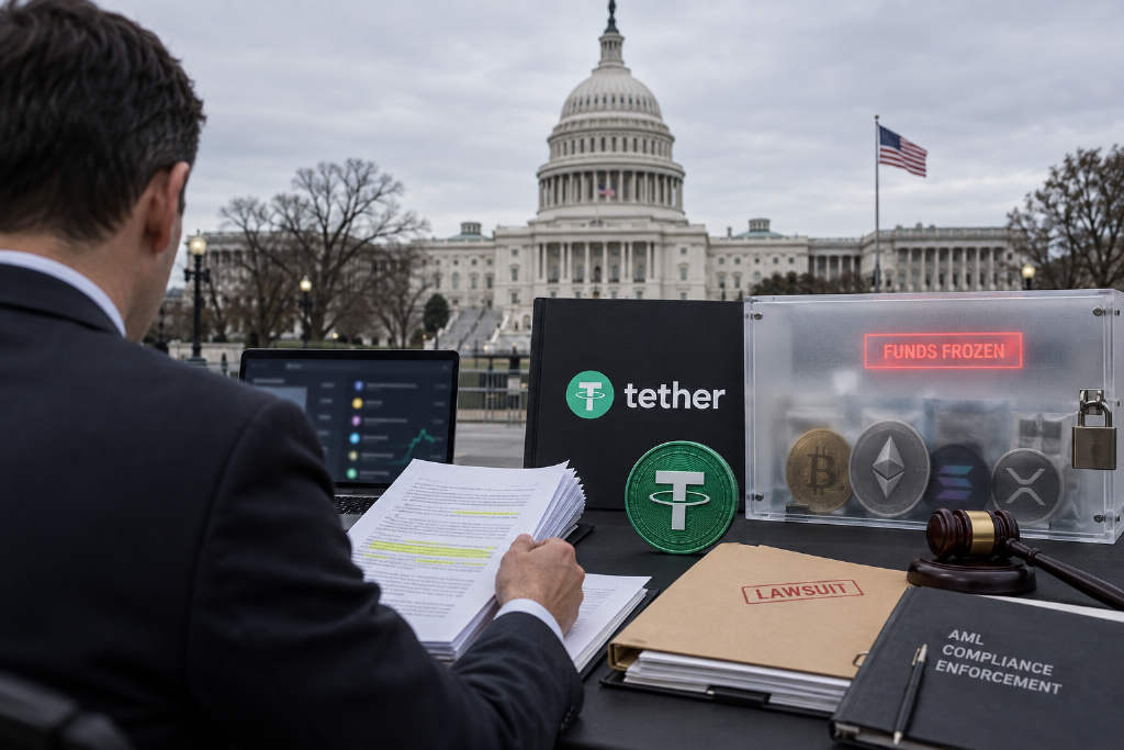 Lummis:Tether 冻结 USDT 遭诉暴露加密反洗钱监管缺口