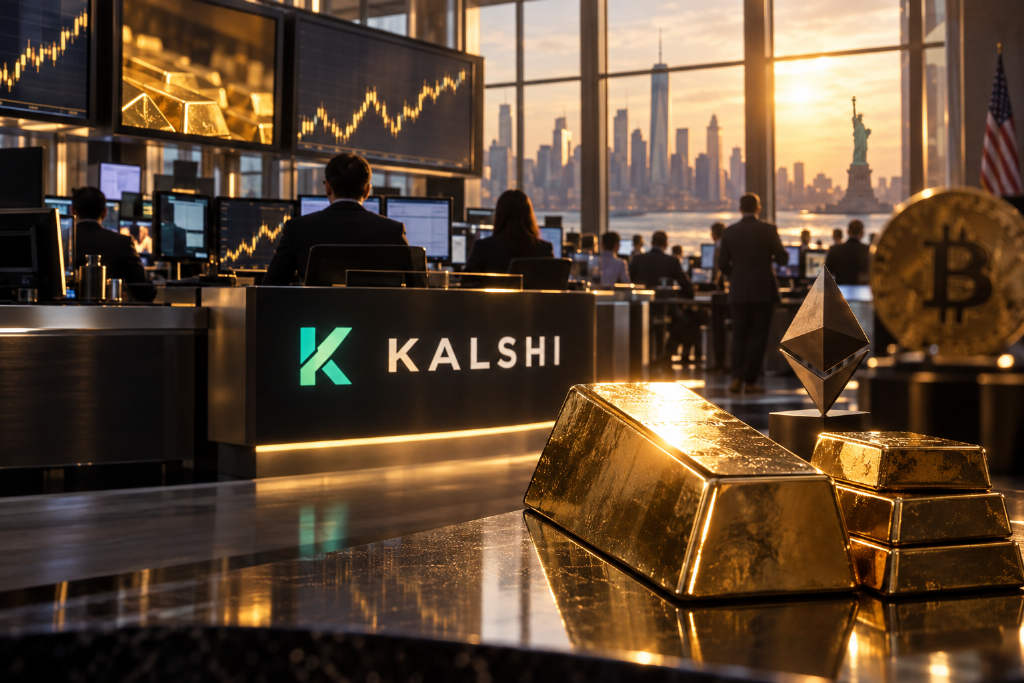 Kalshi 15 分钟黄金市场上线数周后交易量超越以太坊