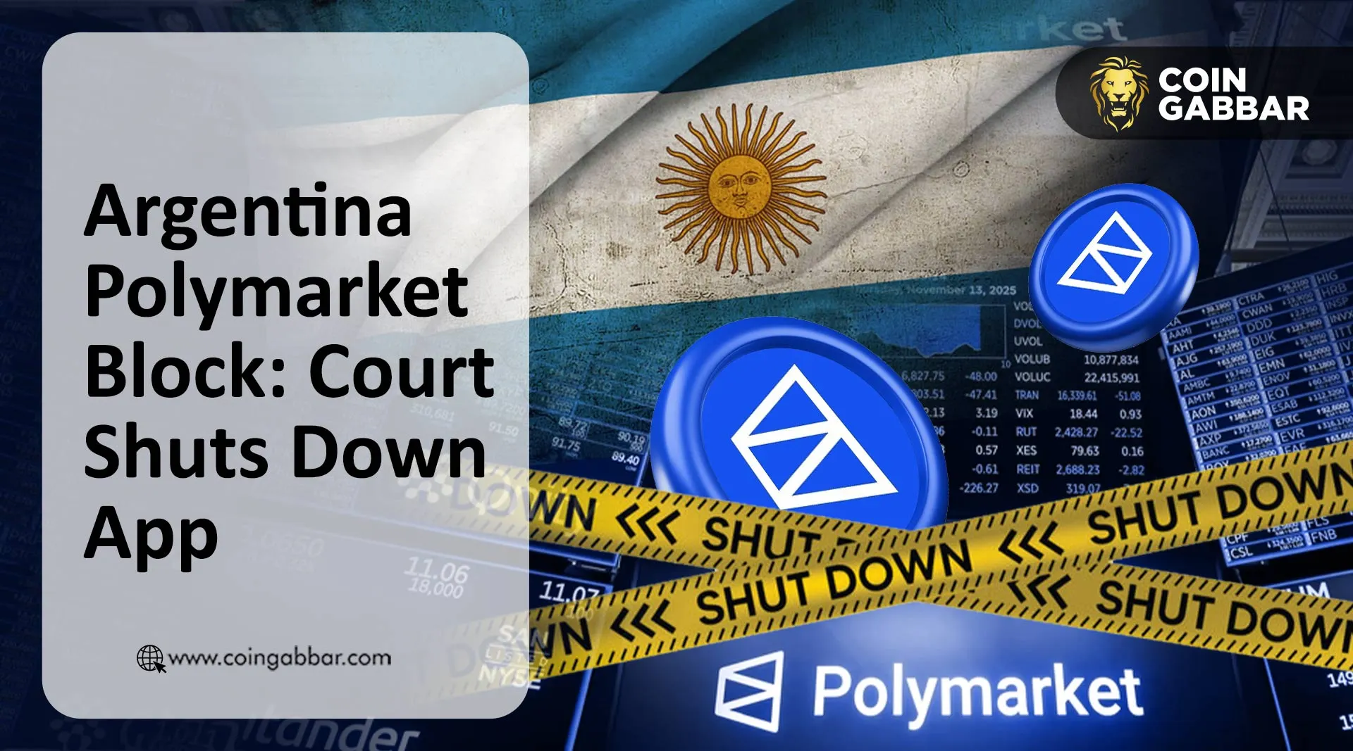 阿根廷法院下令全国封禁Polymarket,预测市场面临监管风暴