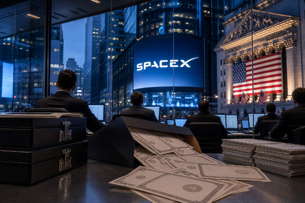 SpaceX 股价重返 135 美元 IPO 发行价,华尔街加速机构化布局
