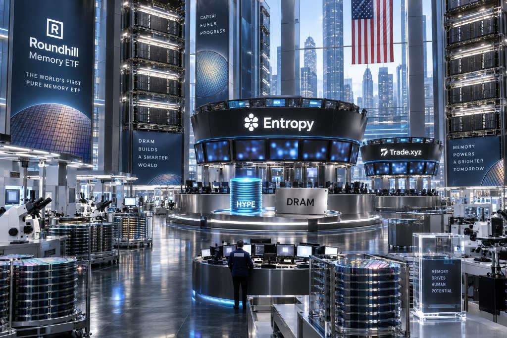 Entropy以500枚HYPE拍下DRAM代码,或将上线io:DRAM永续合约