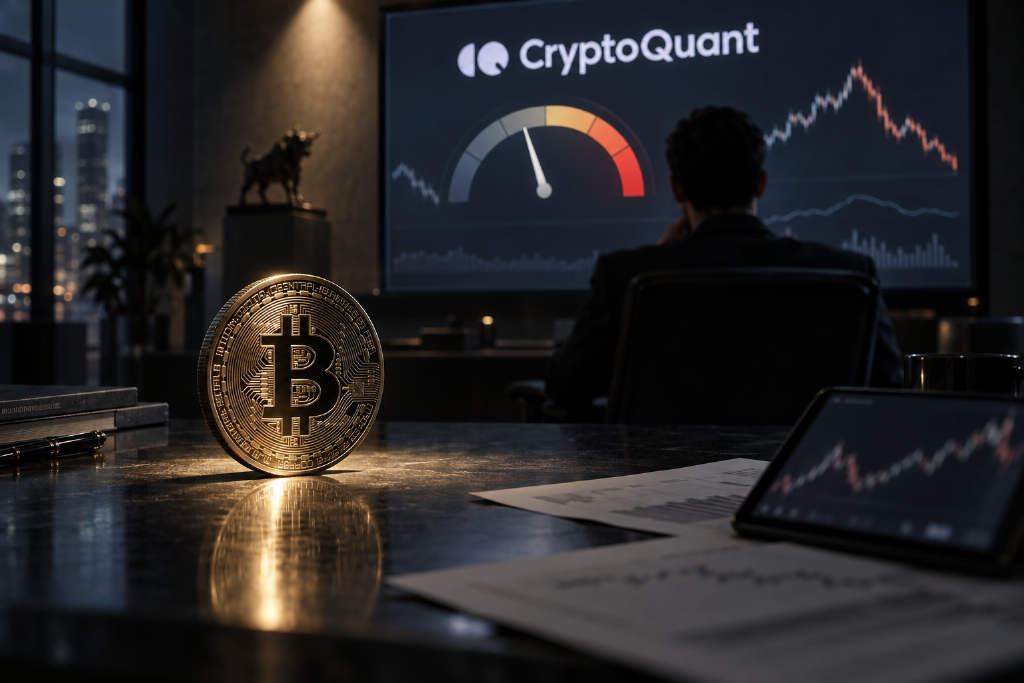 CryptoQuant:比特币情绪指标触及高位后回落