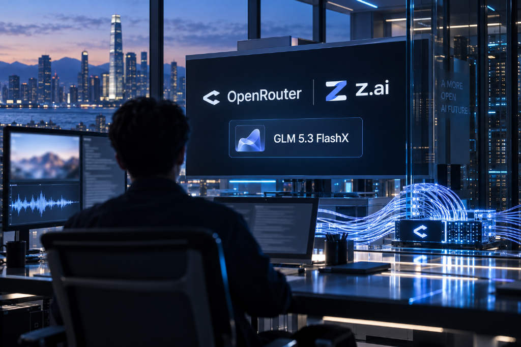 OpenRouter 上架 Z.ai 的 GLM 5.3 FlashX,推理速度最高 200 tokens/s