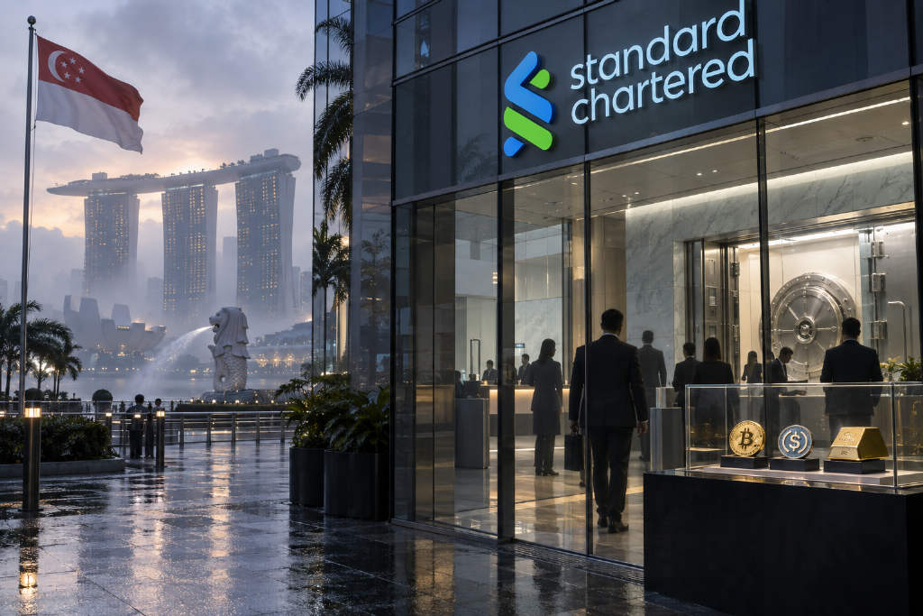 Standard Chartered launches digital asset custody in Singapore for institutional clients