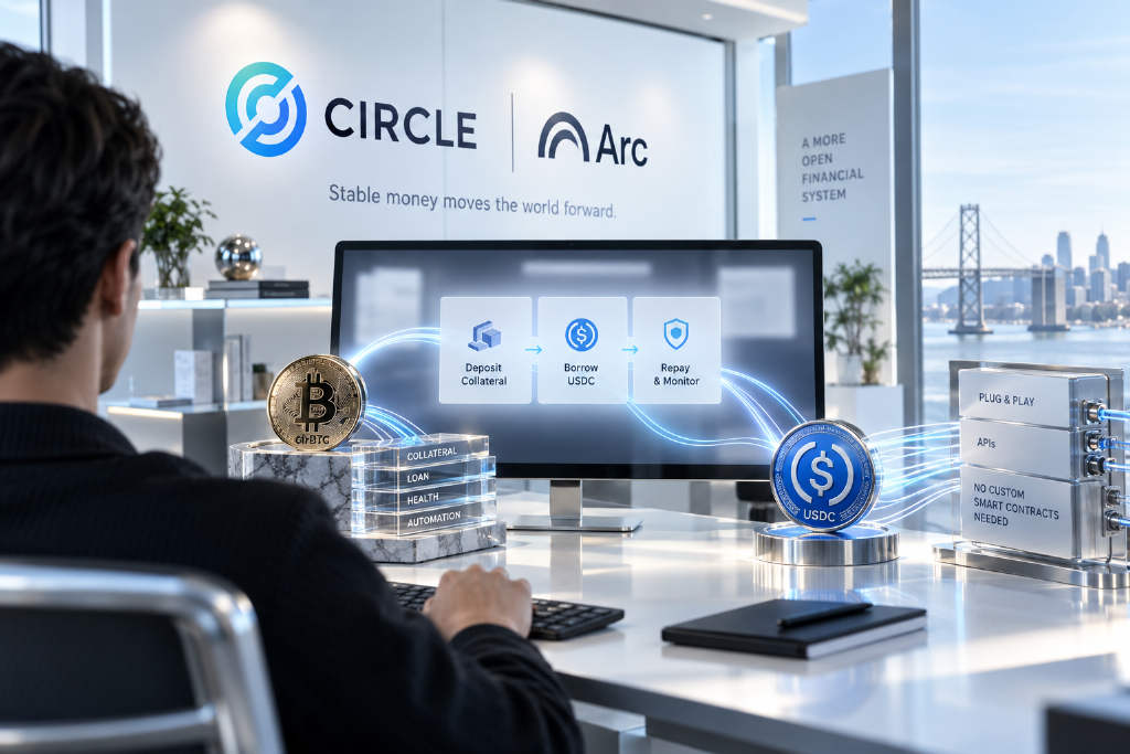 Arc 开源 USDC 借贷示例应用,开发者无需自写合约