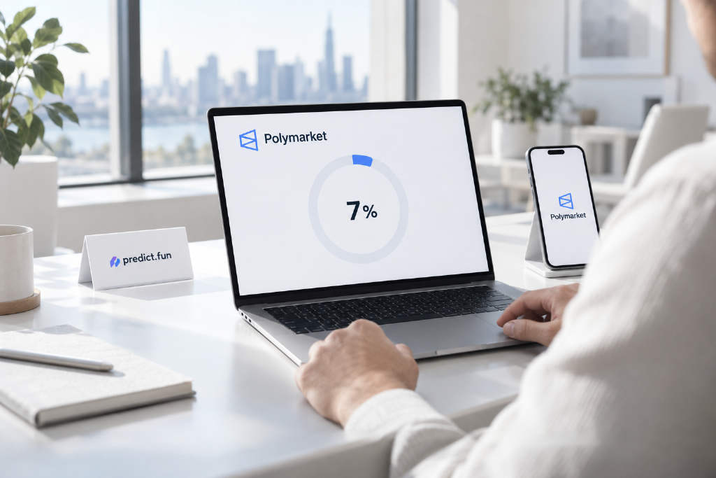 predict.fun:Polymarket年内发官方代币概率为7%