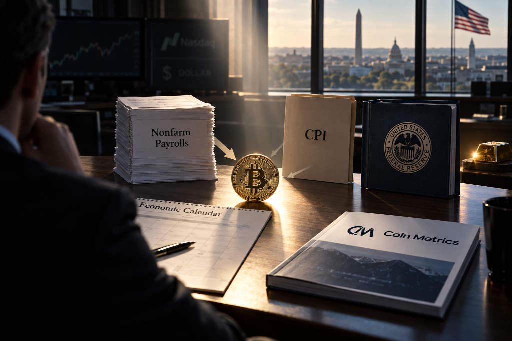Coin Metrics:比特币短线变盘更受非农驱动,核心 CPI 影响更持久
