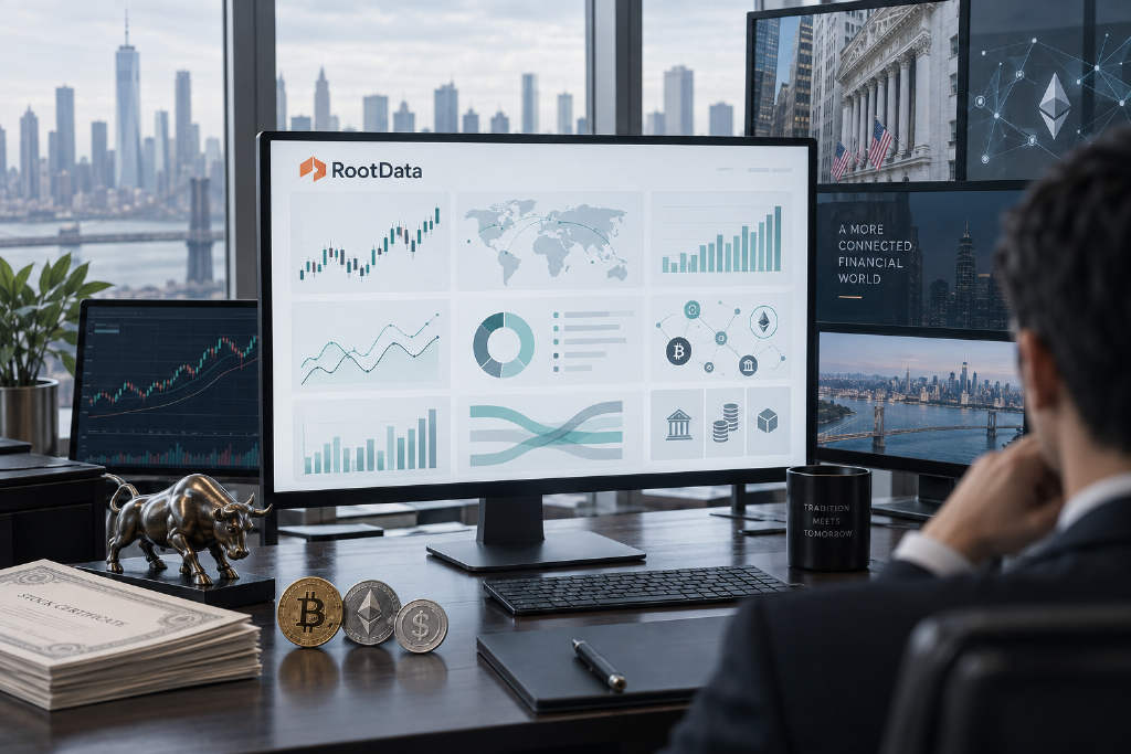 RootData 上线新首页,整合 TradFi 与 Crypto 九大数据板块