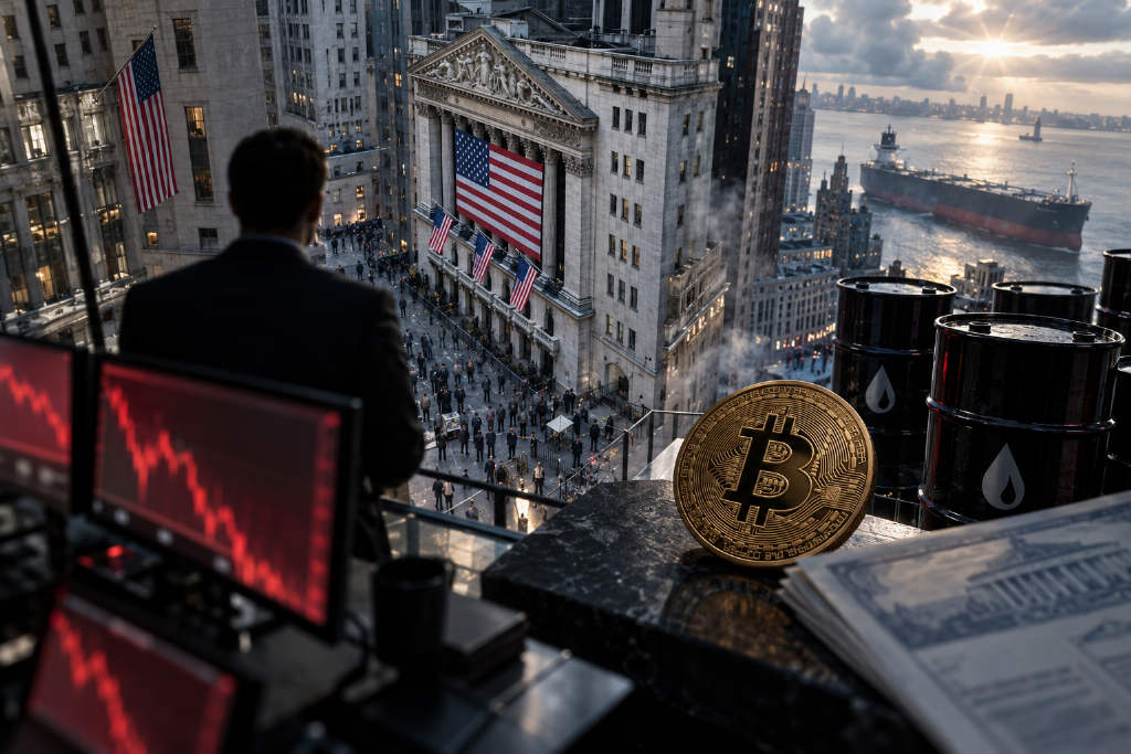 Bitcoin Slips Below $83K as Oil Surge and Treasury Yields Pressure Risk Assets