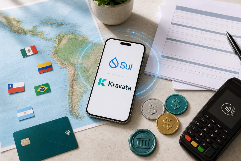 Kravata 接入 Sui,为拉美用户提供受监管稳定币基础设施