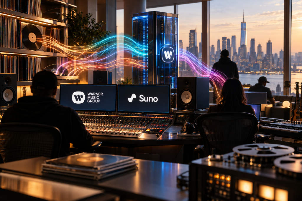 华纳音乐集团与 Suno 合作开发授权曲库 AI 音乐模型