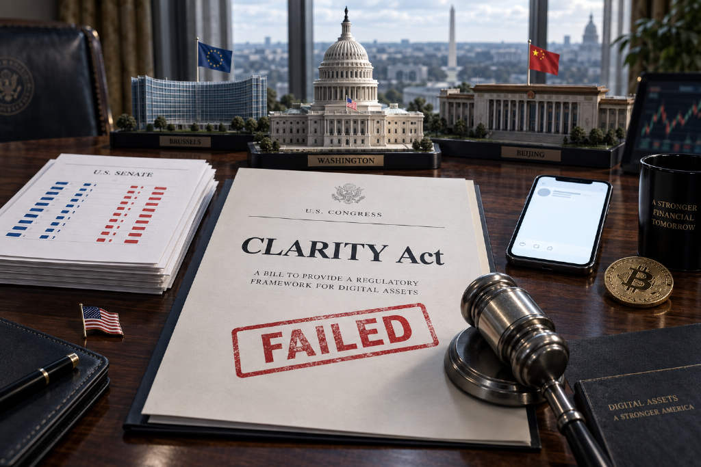 白宫加密顾问警告:CLARITY 法案受挫恐削弱美国规则主导权