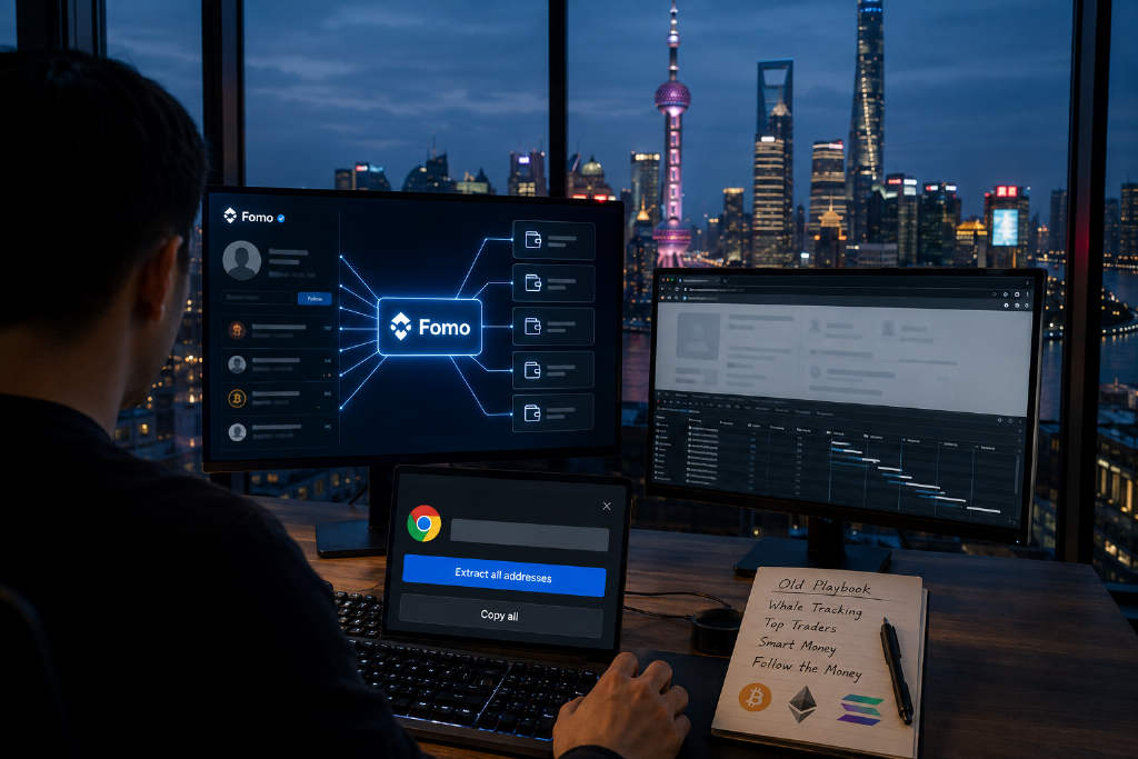 Fomo address-tracking tools are spreading on X, but one long-form industry critique says the old “smart money” playbook is already breaking down