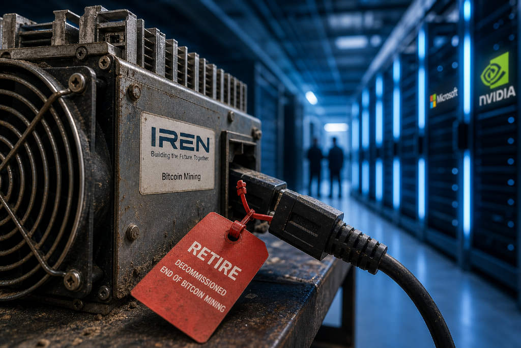 IREN计提矿机减值后巨亏,宣布退出比特币挖矿转向AI