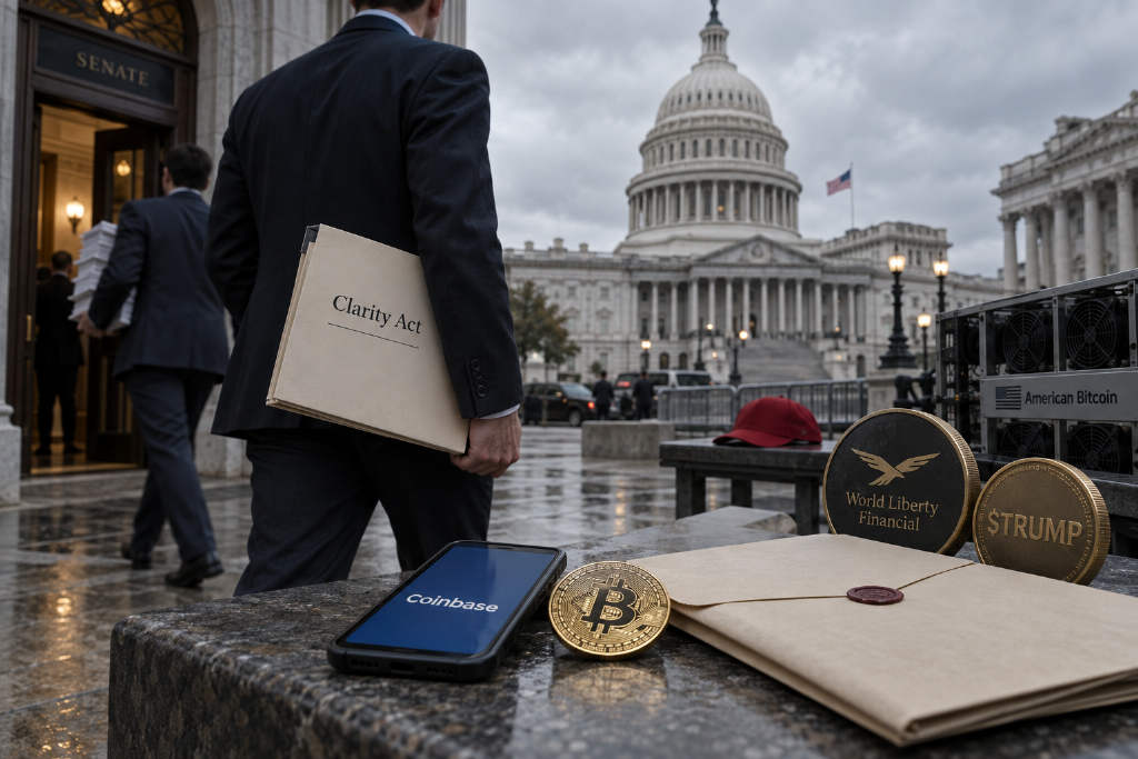 Clarity Act collapses in Senate procedural vote as Trump crypto conflict and election politics stall the bill