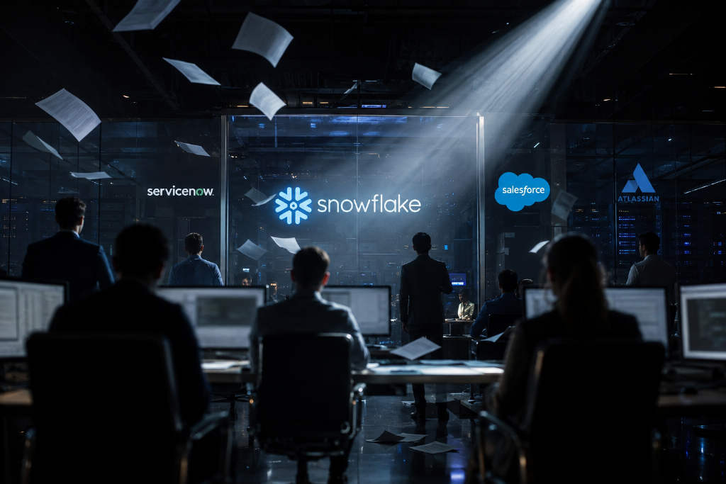 Snowflake 上调营收预期,股价单日涨 23%,带动软件股普涨