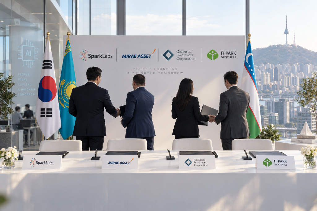 SparkLabs与未来资产拟设中亚风投基金,QIC与IT Park Ventures任锚定投资者