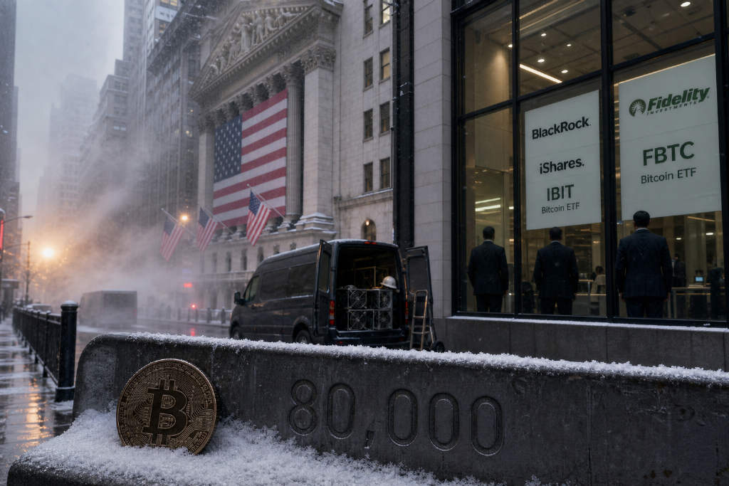 比特币现货ETF连吸金8日,BTC为何仍受制于8万美元关口