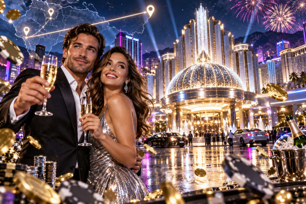 Silver Legacy Casino: Fixed Location and Straight-Line Distance Reference