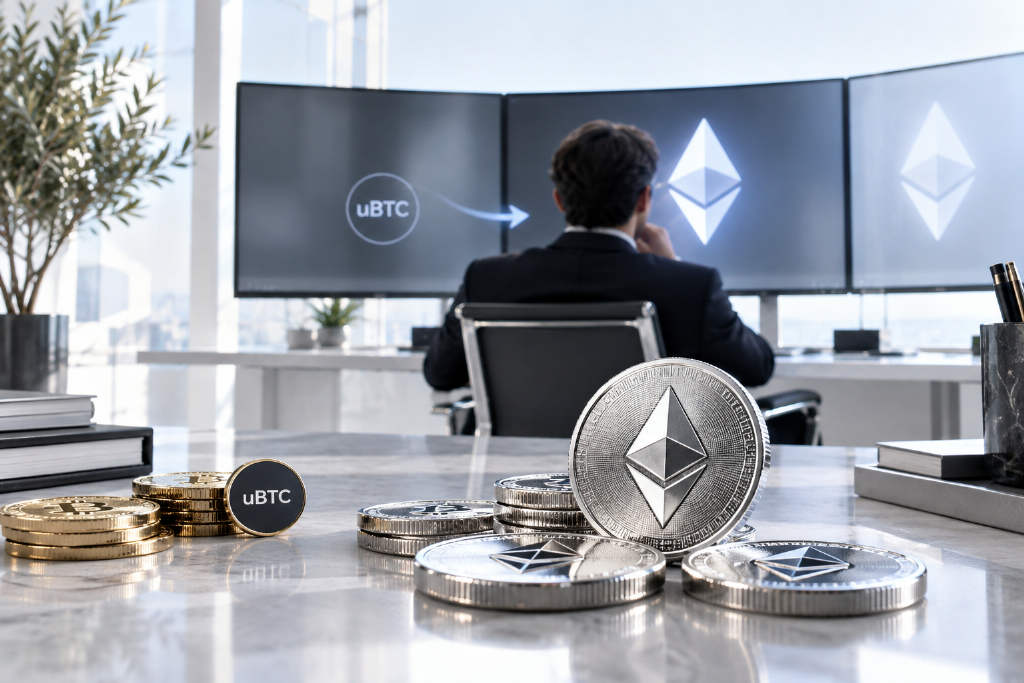 某巨鲸过去22小时将 UBTC 换仓为 1.67 万枚 ETH