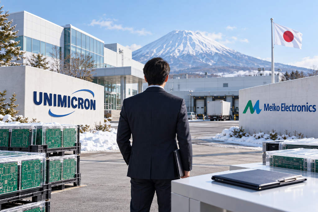 Unimicron signs letter of intent to sell Japan unit to Meiko Electronics