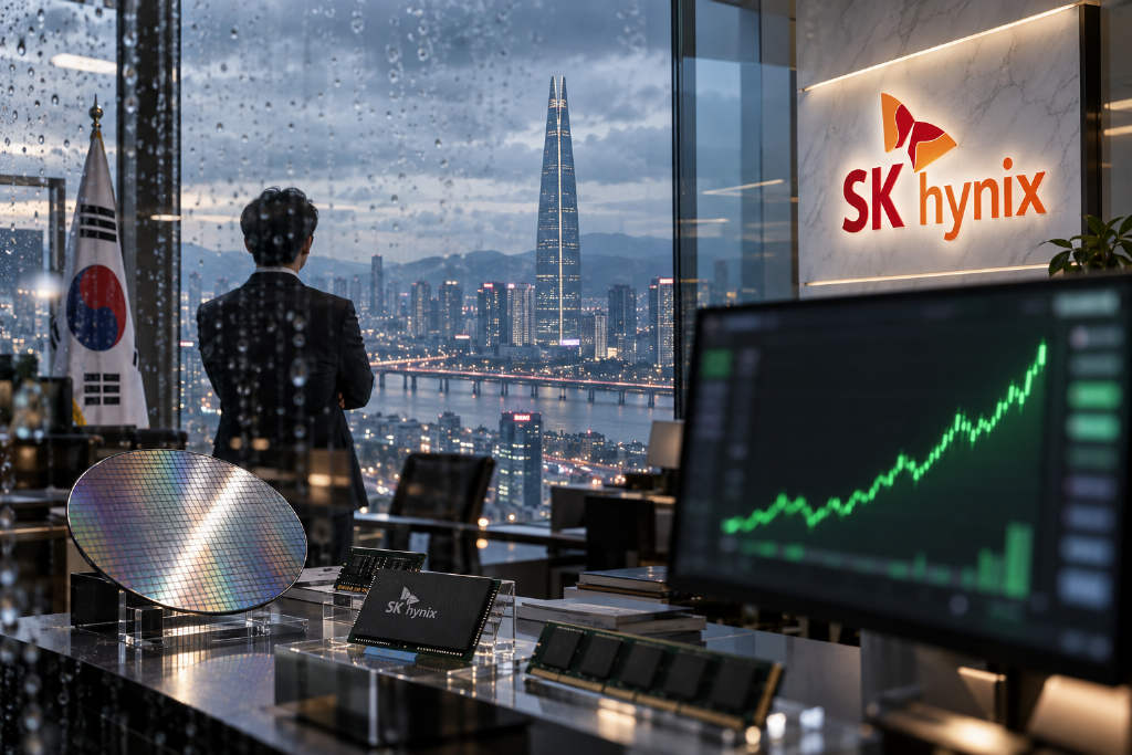 SK海力士美股再创新高,日内涨约5%