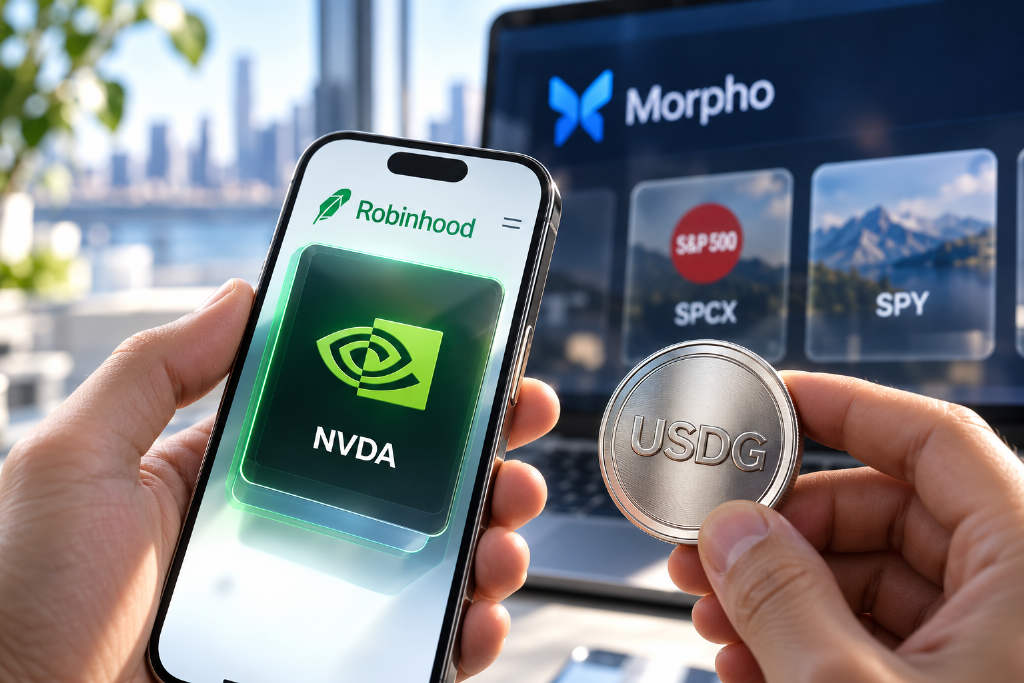 Morpho 支持 Robinhood 代币化股票抵押借入 USDG
