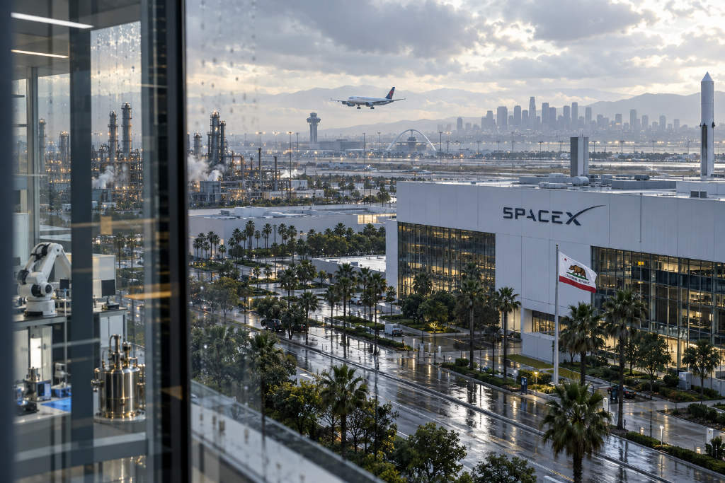 SpaceX带动洛杉矶南湾艾尔塞冈度转向高科技产业集聚