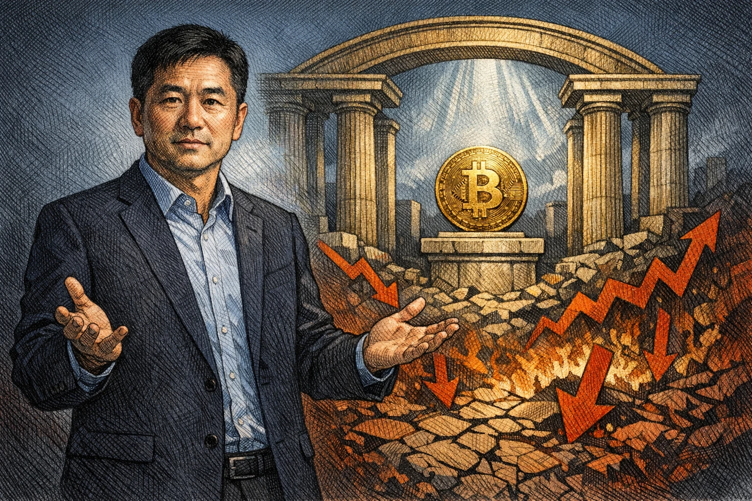 矿池创始人江卓尔:比特币跌至3万也动摇不了Strategy,恐慌性卖币解读过头
