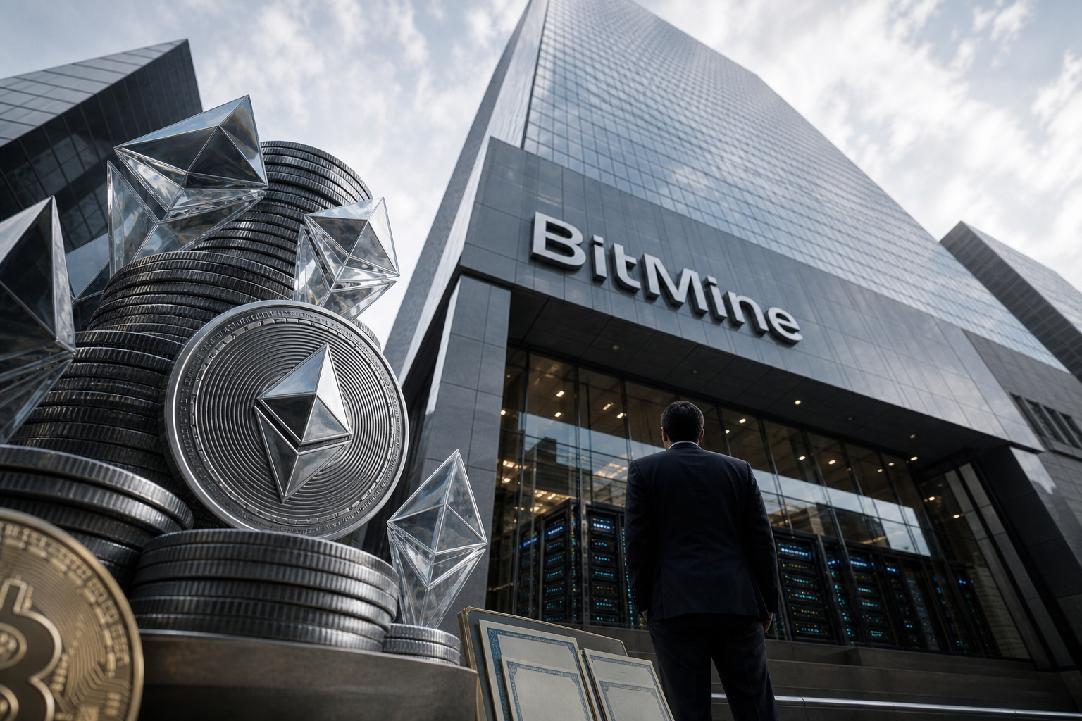 BitMine上周增持7391枚ETH,总持仓突破580万枚