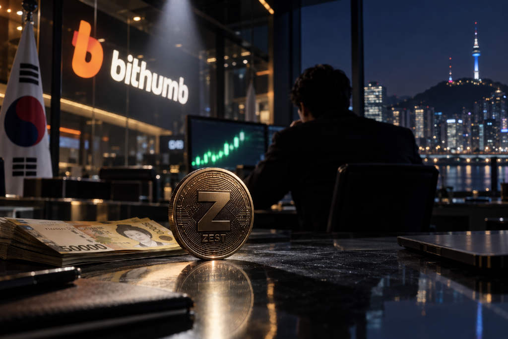 Bithumb将在韩元市场上线ZEST,消息后代币15分钟涨近14%