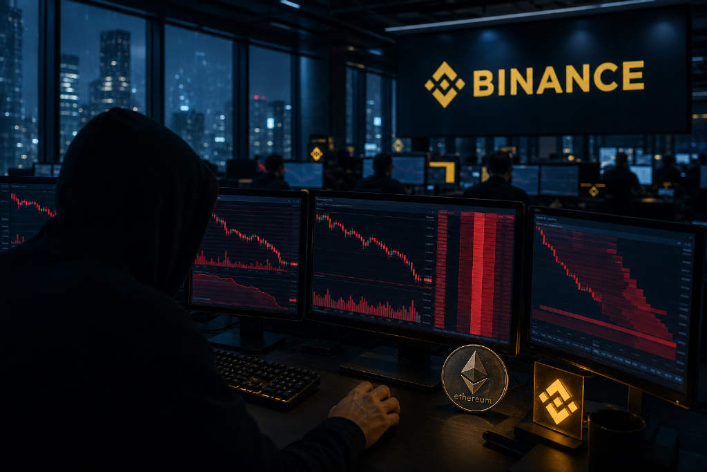 Binance ETH Taker Buy/Sell Ratio Slips to 0.81, Marking Extreme Active Sell Pressure