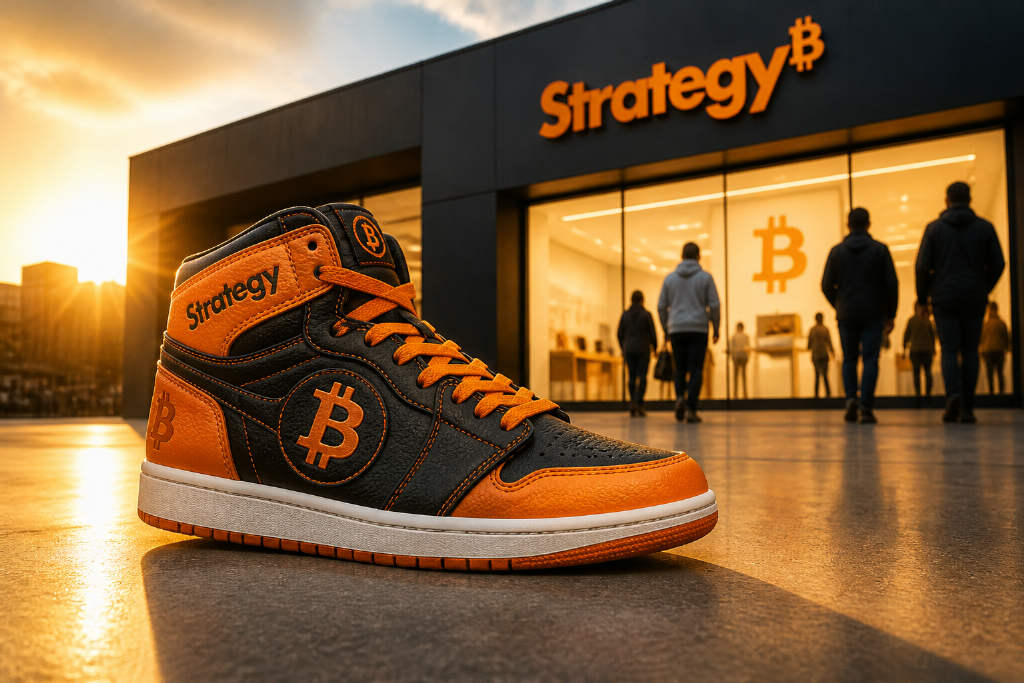 Strategy推出250美元比特币主题AJ1联名球鞋