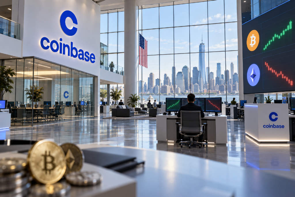 Coinbase上线实时加密货币价格交易市场