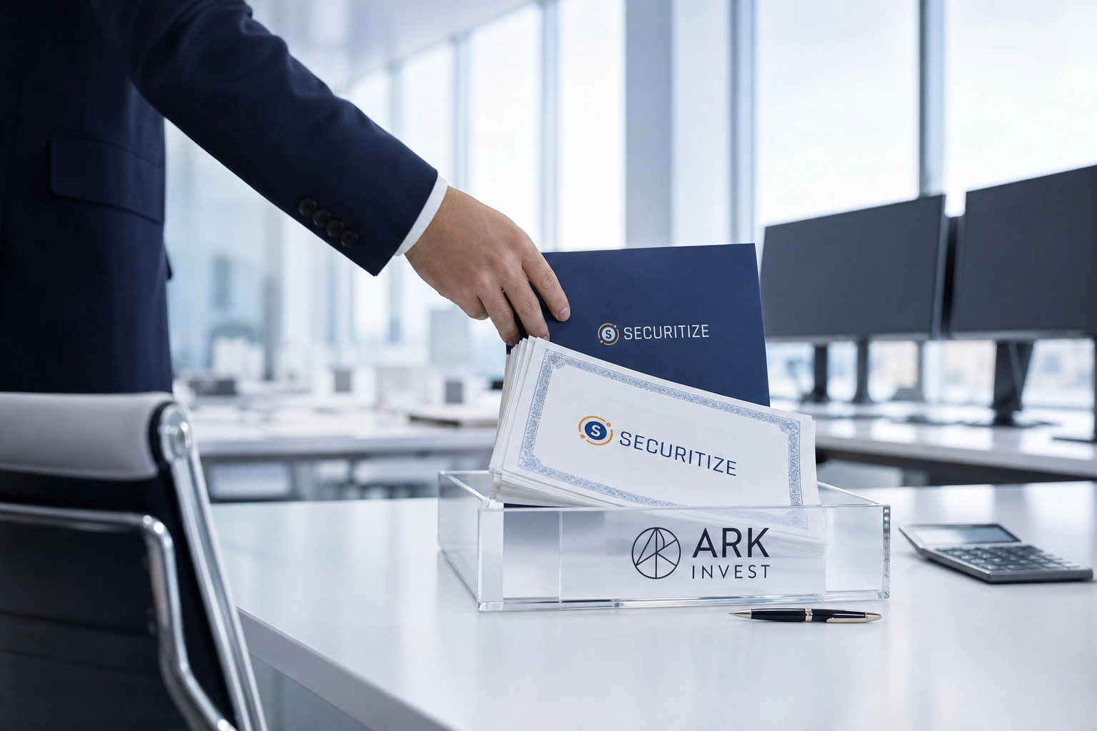 Cathie Wood旗下Ark Invest昨日增持Securitize股票约109万美元