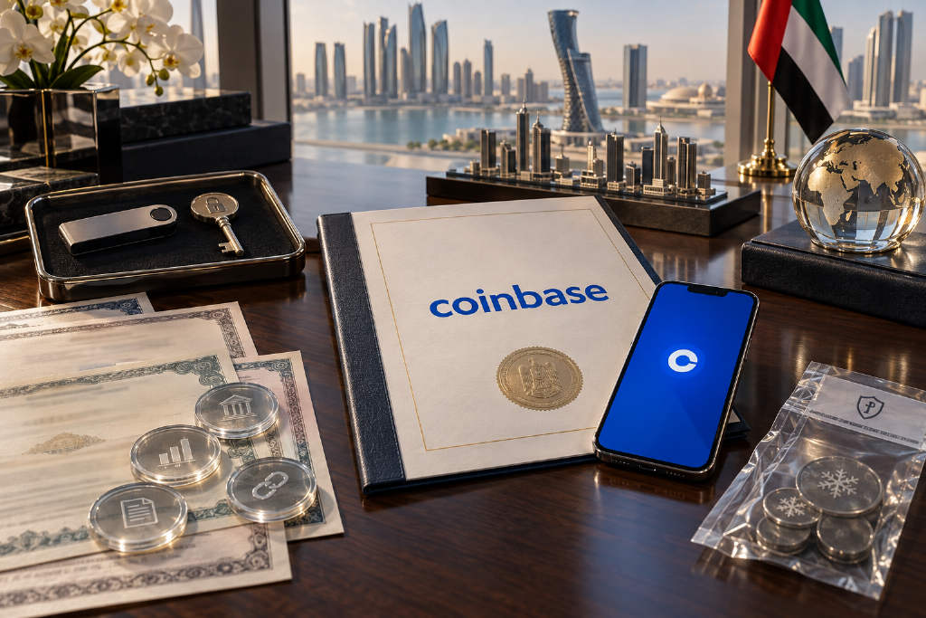 Coinbase secures ADGM financial services license for tokenized securities custody and trade arrangements