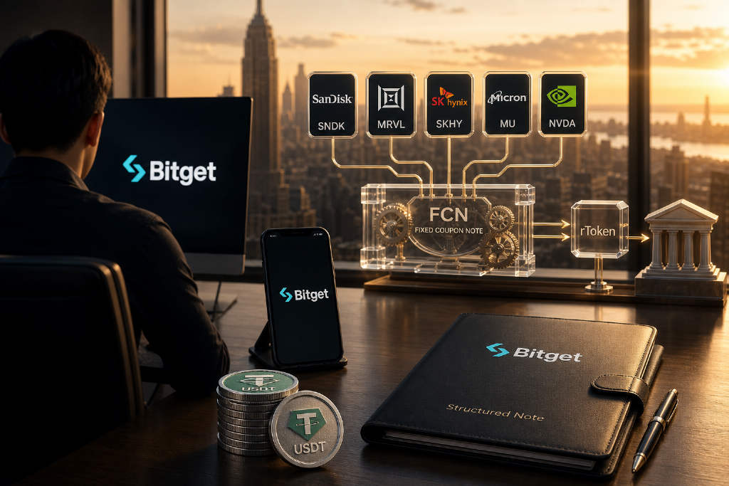 Bitget上线FCN固定票息票据,最高参考APR达71%