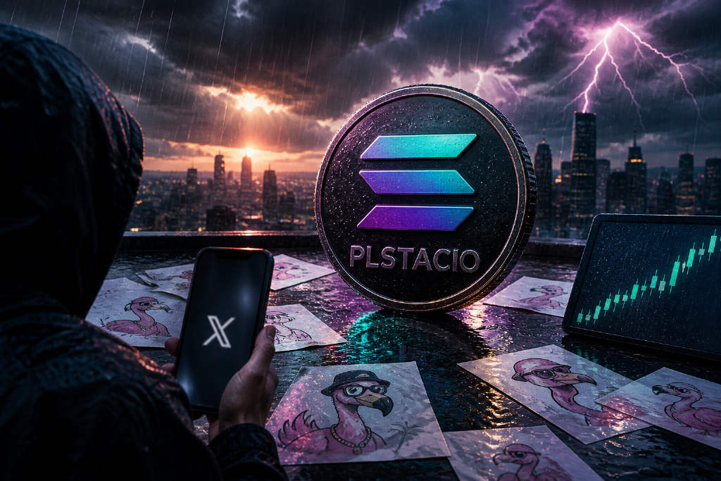 Solana 生态 Meme 币 PLSTACIO 市值一度突破 1200 万美元