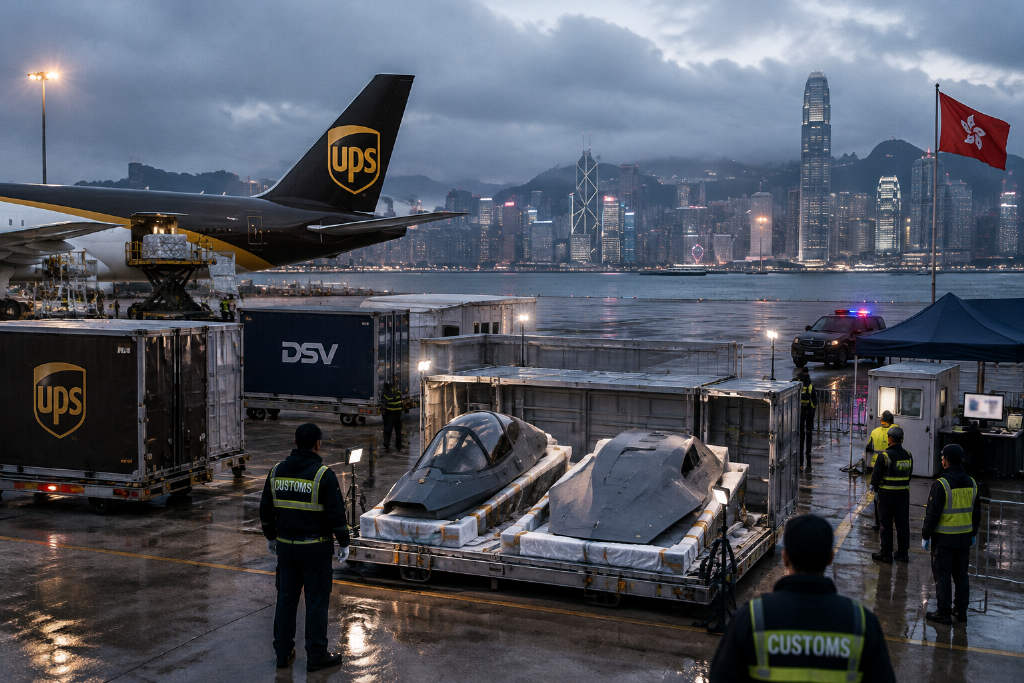 UPS routing error sent F-35 parts through Hong Kong, where Chinese authorities obtained them