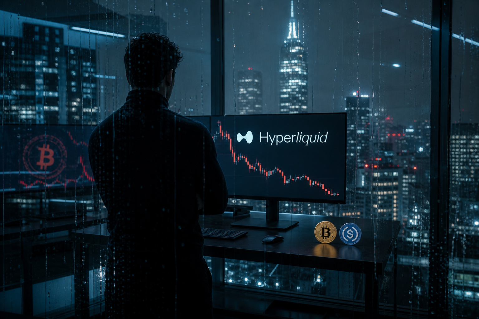 某巨鲸在 Hyperliquid 持有 1.033 亿美元比特币空单