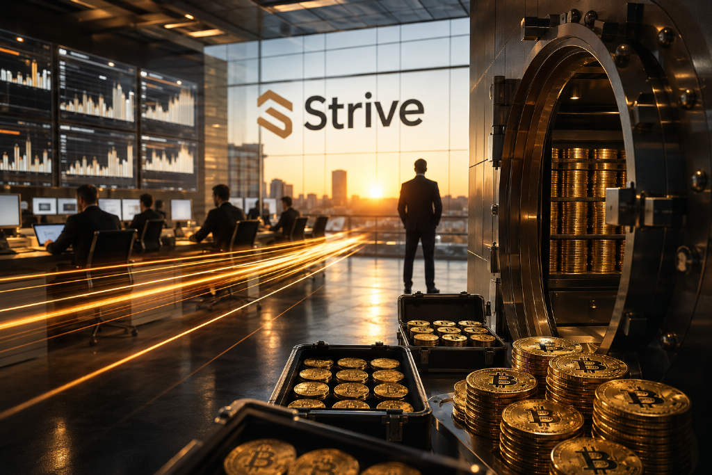 Strive CEO暗示明日继续增持比特币,预计购入超1100枚