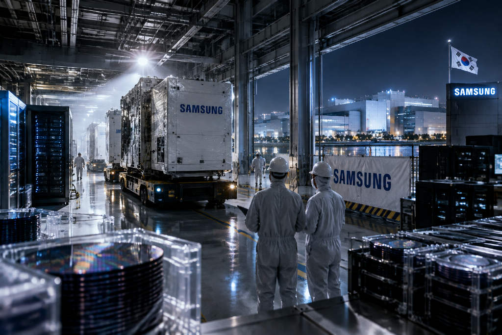 Samsung speeds up P5 buildout as Ph1 equipment move-in may be pulled forward