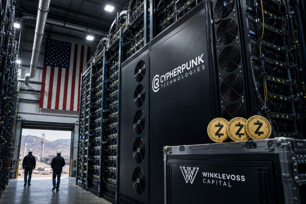 Cypherpunk收购Winklevoss Capital矿机,称掌控Zcash 18%算力