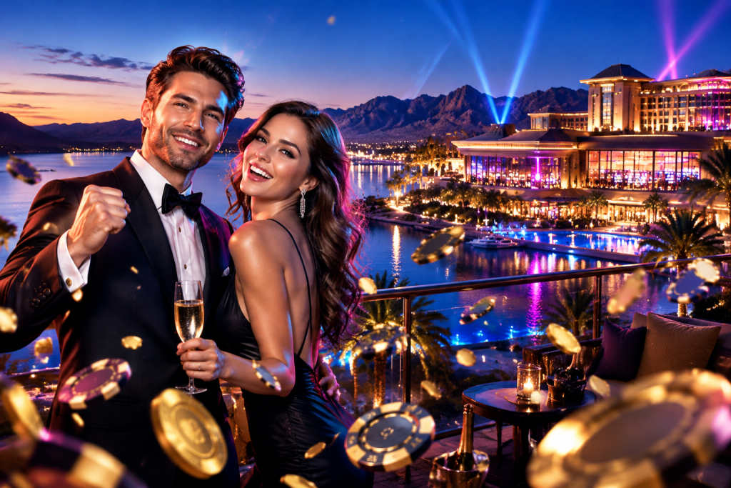 Havasu Landing Resort and Casino位置与直线距离说明