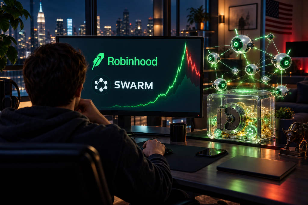 Robinhood 上 SWARM 市值短时突破 140 万美元