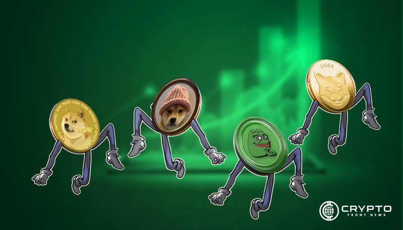 Meme币一周市值增20.8%,PEPE暴涨54%领跑反弹