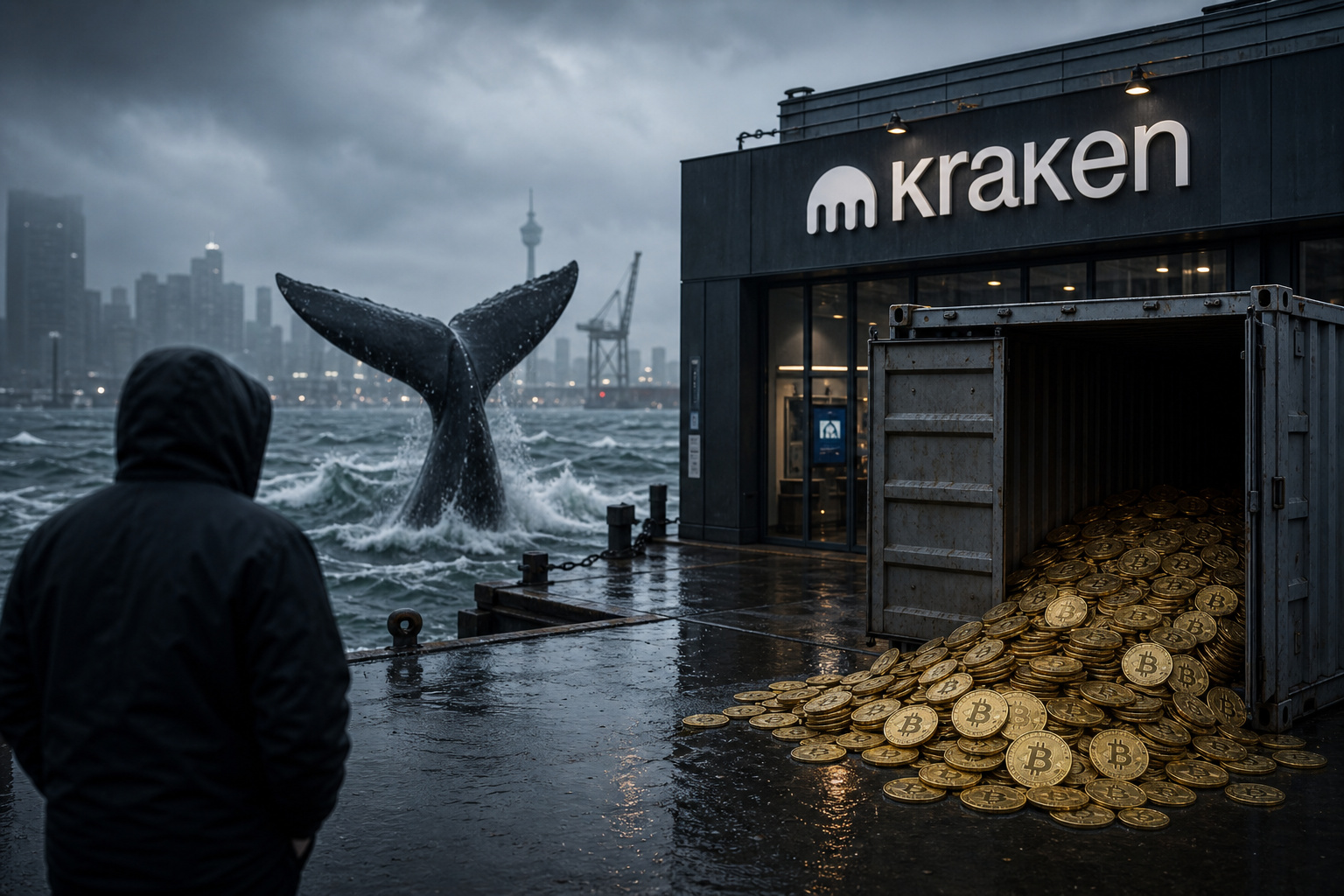 巨鲸错失高点浮亏1970万美元,向Kraken存入114枚BTC