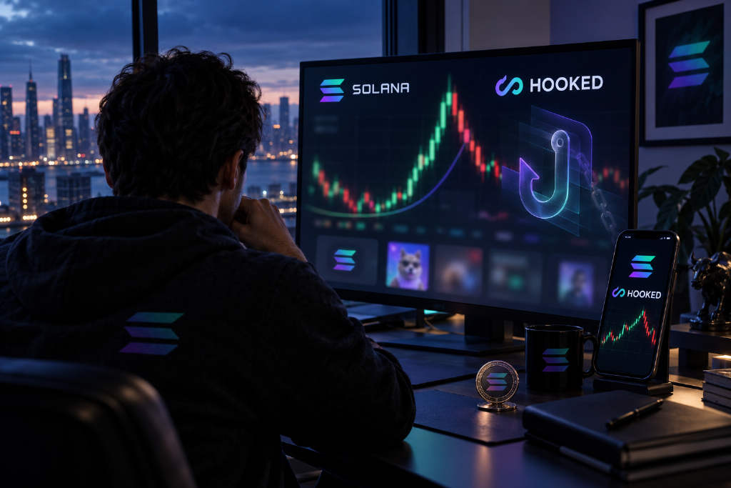 Solana 上 HOOKED 24 小时涨超 110%,市值一度破 1700 万美元