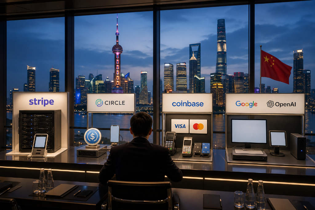 韩歆毅谈AI支付四大路径:Stripe、Circle和Coinbase等各占一席
