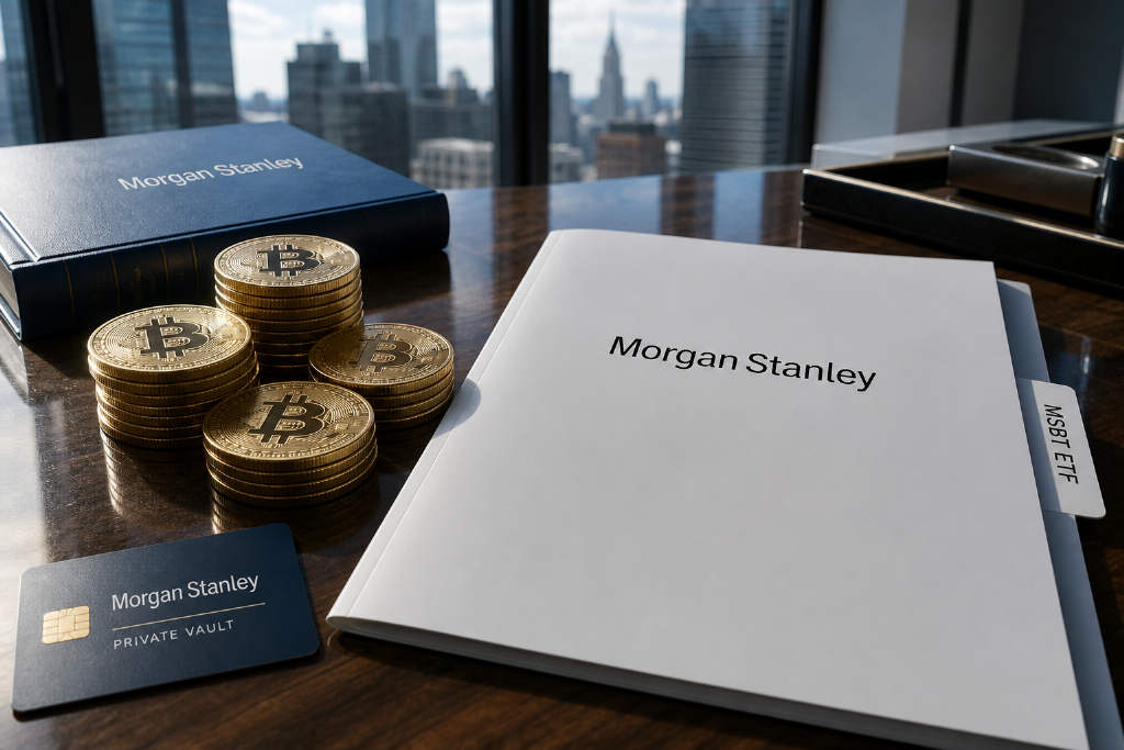 Morgan Stanley Adds to Bitcoin Position for a Second Straight Day, Holdings Reach 6,995 BTC